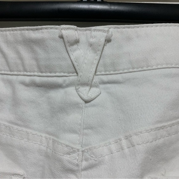 Democracy ab-solution fringe leg size 12 white jeans - Picture 5 of 13